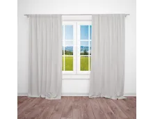 Fertigvorhang Polyester 140 x 260 cm beige