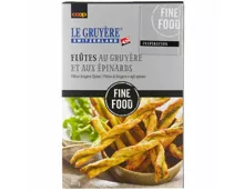 Fine Food Flûtes Gruyére & Spinat