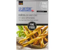 Fine Food Flûtes Gruyére & Spinat