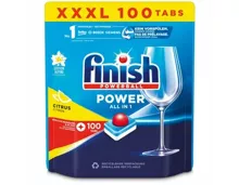 Finish Power All-in-1 Citrus XXXL 100 Tabs
