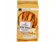 Flûtes mit Käse