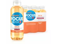 FOCUSWATER Kick Pfirsich & Apfel 6x50cl