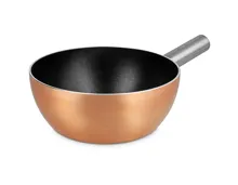 Fondue-Caquelon Aluminium kupfer 22cm