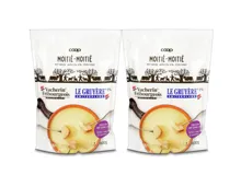 Fondue Moitié-Moitié frisch mit Wein 2x 600g