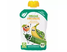 Freche Freunde Bio Quetschbeutel Apfel, Banane, Spinat, Gurke 6+ Monate