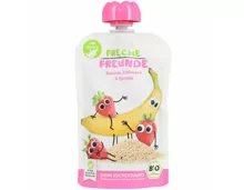 Freche Freunde Bio Quetschbeutel Banane, Erdbeer, Quinoa 6+ Monate