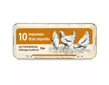 Freilandeier Import 53g+ 10 Stück