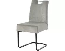 Freischwinger-Stuhl Rene grau