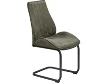 Freischwingerstuhl Detroit, Microfaser taupe