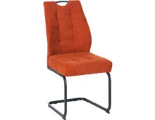 Freischwingerstuhl Juli Stoff rost