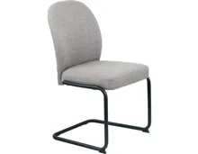 Freischwingerstuhl Karen Stoff schlamm