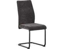 Freischwingerstuhl Primus Stoff Feincord anthrazit