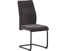 Freischwingerstuhl Primus Stoff Feincord anthrazit