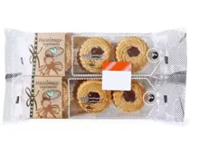 Frischbiscuits Haselnuss-Vogelnestli, Haselnussmakronen oder Spitzbuben im Duo-Pack