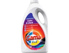 Gama 3in1 Color & Dark Flüssigwaschmittel 100 Waschgänge