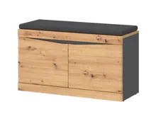 Garderobenbank Turino 86, Dekor Eiche