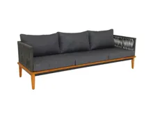 Gartenlounge 3er-Sofa Louvre