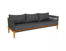 Gartenlounge 3er- Sofa Louvre