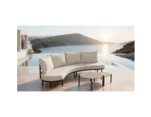 Gartenlounge Curve beige