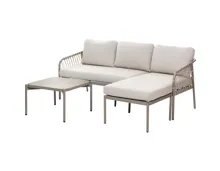 Gartenlounge Ina Corner taupe