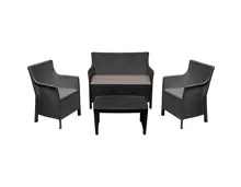 Gartenlounge Olivio anthrazit