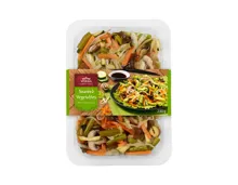 Gemüse-Sauté mit Sojasauce