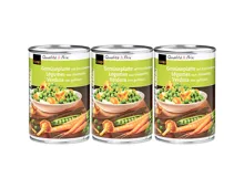 Gemüseplatte mit Eierschwämmen 3x260g