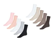 Gerippte Damen-Socken, 5er