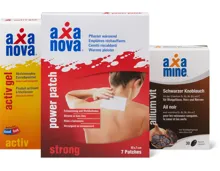 Gesamtes Axanova- und Axamine-Sortiment