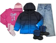 Gesamtes Baby- und Kinderbekleidungs-Sortiment sowie Kinderschuhe