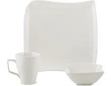 Gesamtes Cucina & Tavola Geschirr-Sortiment aus Porzellan und Glas