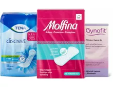 Gesamtes Damenhygiene- und Inkontinenz-Sortiment
