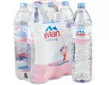 Gesamtes Evian-Sortiment