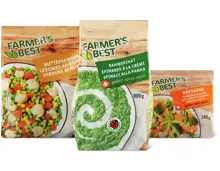 Gesamtes Farmer's Best Gemüse Sortiment, tiefgekühlt