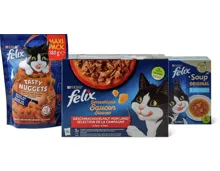 Gesamtes Felix-Katzenfutter- und -Snacks-Sortiment