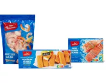 Gesamtes Fisch- und Meeresfrüchte-Sortiment, tiefgekühlt