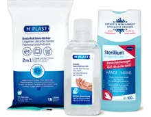 Gesamtes Handdesinfektionsmittel-Sortiment