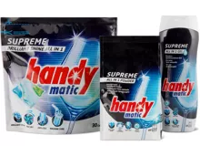 Gesamtes Handymatic Supreme Sortiment