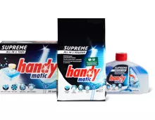 Gesamtes Handymatic Supreme Sortiment