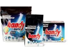 Gesamtes Handymatic Supreme Sortiment