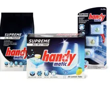 Gesamtes Handymatic Supreme Sortiment