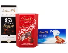 Gesamtes Lindt Schokoladen-Sortiment