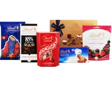 Gesamtes Lindt Schokoladen-Sortiment