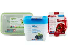 Gesamtes Migros Topline-, Fresh-, Sistema-, Glasslock- und Cuitisan Candl-Sortiment