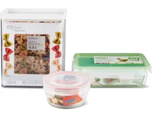 Gesamtes Migros Topline-, Fresh-, Sistema-, Glasslock- und Cuitisan Candl-Sortiment