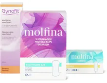 Gesamtes Molfina- und Gynofit-Sortiment