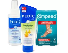 Gesamtes Pedic- und Compeed-Sortiment