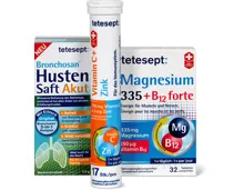 Gesamtes Tetesept Sortiment