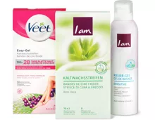 Gesamtes Veet- und I am-Enthaarungs-Sortiment