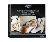 Geschnittene Steinpilze